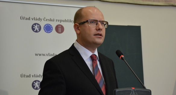 Premiér Bohuslav Sobotka na diskusi „Listopad 1989 – Trvalá výzva“, 15. listopadu 2014.