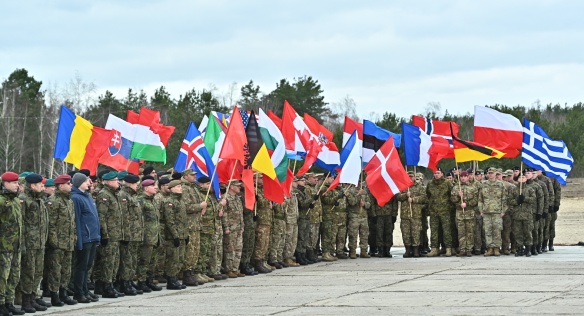 Oslavy výročí vstupu visegrádských zemí do NATO ve Varšavě, 10. března 2019.