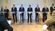 Premiér Andrej Babiš vystoupil s projevem na 14. plenárním zasedání Evropského jaderného fóra v Praze 30. dubna 2019.