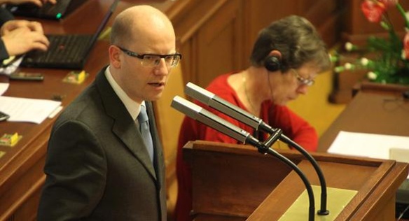 Projev předsedy vlády Bohuslava Sobotky v Poslanecké sněmovně Parlamentu ČR.