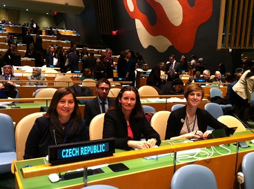 Česká delegace se účastní 59. zasedání Komise OSN pro postavení žen - v hlavním sále 