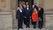 Vicepremiér Bělobrádek na slavnostním odhalení Havlovy lavičky v Oxfordu