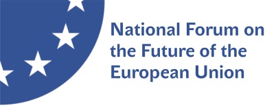 Národní fórum o budoucnosti Evropské unie - logo