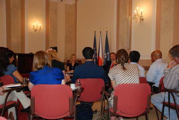 Setkání ministra pro evropské záležitosti s novináři z USA