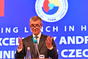 Premiér Andrej Babiš při proslovu na pracovním obědě se členy české a turecké obchodní komory, 3. září 2019.