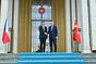 Premiéra Andreje Babiše přijal turecký prezident Recep Tayyip Erdoğan, 3. září 2019.