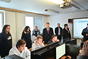 V počítačové učebně se žáci Integrované střední školy technické Benešov učí mimo jiné navrhovat tištěné spoje, 25. února 2020.