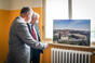 Představitelé rumburské nemocnice seznámili premiéra Babiše s plány na její rekonstrukci za 600 milionů korun,27. července 2021.