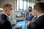 Premiér Andrej Babiš zahájil návštěvu Ústeckého kraje v Masarykově nemocnici v Ústí nad Labem, 30. září 2021.