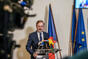 Komentář předsedy vlády Petra Fialy před odletem do Bruselu, 30. května 2022.