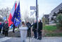Otevření se zúčastnil rovněž lucemburský premiér Xavier Bettel, 13. prosince 2022.