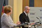 Tisková konference za účasti předsedy vlády ČR Bohuslava Sobotky a německé kancléřky Angely Merkelové, 25. srpna 2016.