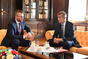 Prime Minister Andrej Babiš met with Slovakian Premier Peter Pellegrini, 11 April 2018.