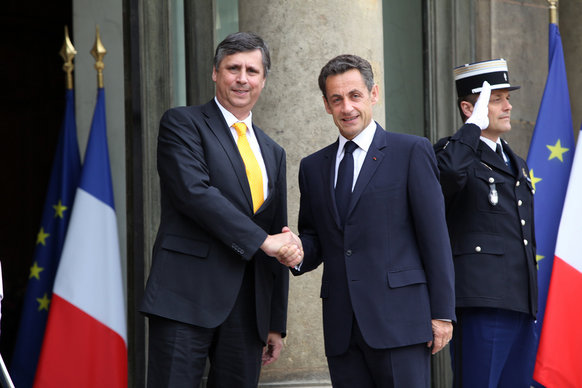 Český premiér u francouzského prezidenta / PM Jan Fischer met with President Sarkozy, 12. 6. 2009