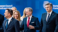 Premiér Fiala se v Bruselu zúčastnil jednání Evropské rady