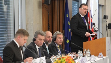 Projev premiéra Petra Nečase, ENSF Bratislava 14. května 2012