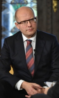 Předseda vlády ČR Bohuslav Sobotka.