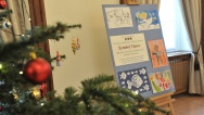 Vánoční výtvarná soutěž pro děti z dětských domovů na téma "symbol vánoc," 17. prosince 2014.