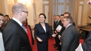 Premiér Bohuslav Sobotka se v úterý 2. prosince 2014 setkal s předsedkyní vlády Polské republiky Ewou Kopacz.