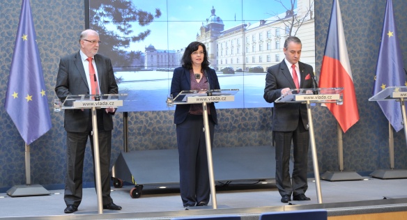 Tisková konference po jednání tripartity 2. února 2015