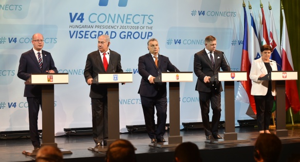 Joint press conference after meeting of the V4 countries’ Prime Ministers with the Prime Minister of Israel, 19 July 2017.