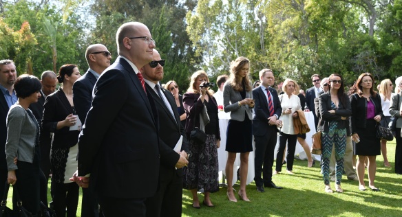Předseda vlády Bohuslav Sobotka se v neděli 3. dubna 2016 v Los Angeles setkal s krajany.