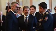 Místopředseda vlády a Bezpečnostní rady státu Martin Stropnický předal ceny Bezpečnostní rady státu, 23. května 2018.