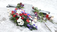 Předseda vlády Bohuslav Sobotka uctil v pondělí 16. ledna 2017 památku Jana Palacha.