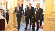 Předseda vlády ČR Bohuslav Sobotka se zúčastnil 50. zasedání Akademického sněmu Akademie věd ČR, 21. března 2017.