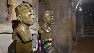 Premiér Sobotka se zúčastnil pietní vzpomínky 75. výročí hrdinného boje a úmrtí československých parašutistů, 18. června 2017.