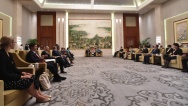 Předseda vlády Bohuslav Sobotka jednal s místopředsedkyní Státní rady ČLR paní Liu Yandong, 19. června 2016.