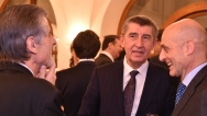 Členové vlády se ve čtvrtek 21. ledna 2016 sešli s velvyslanci zahraničních zemí v ČR.