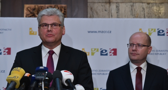 Předseda vlády Bohuslav Sobotka uvedl ve středu 30. listopadu 2016 do úřadu nového ministra zdravotnictví Miloslava Ludvíka.