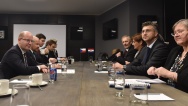 Předseda vlády Bohuslav Sobotka jednal s předsedou vlády Chorvatské republiky Andrejem Plenkovicem, 5. listopadu 2016.