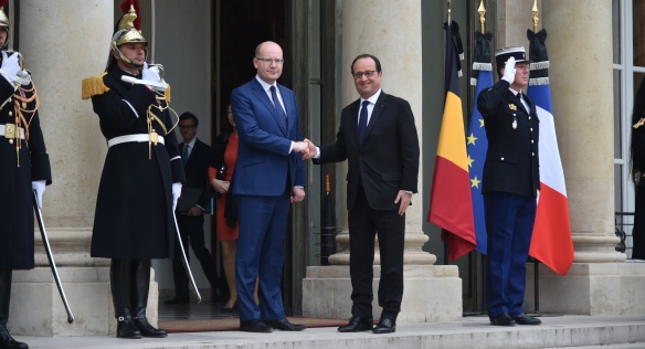 Předseda vlády Bohuslava Sobotka ve čtvrtek 24. března 2016 v Paříži jednal s prezidentem Françoisem Hollandem.