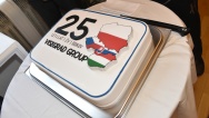 Cake on the occasion of the 25 years anniversary of the Visegrad Group cooperation, 15th February 2016.