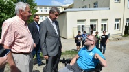 Předseda vlády Andrej BAbiš při návštěvě Miroslavi, 2. května 2018.