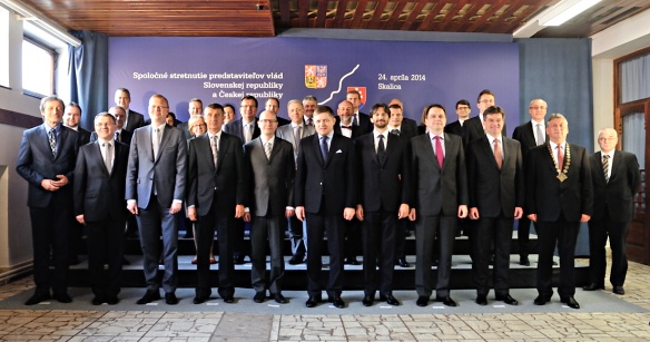 Společné zasedání vlád České republiky a Slovenské republiky se konalo 24. dubna 2014 ve slovenské Skalici.