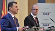 Press conference after the meeting between Prime Minister Sobotka and the Prime Minister of the Republic of Macedonia, Nikola Gruevski, 2 October 2014.
