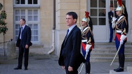 Prime Minister Bohuslav Sobotka met with French Premier Manuel Valls in the Matignon Palace on Friday 18 April 2014.
