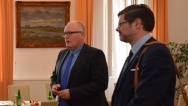 Předseda vlády Bohuslav Sobotka jednal s místopředsedou Evropské komise Fransem Timmermansem, 16. června 2017.