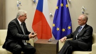 Předseda vlády Jiří Rusnok se ve čtvrtek 24. a v pátek 25. října 2013 zúčastní summitu Evropské rady v Bruselu. 