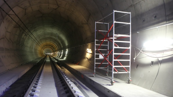 Ejpovický tunel bude nejdelším železničním tunelem v ČR, 21. září 2018.