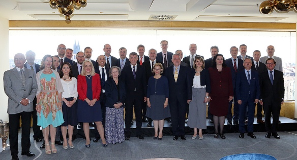 Předseda vlády Andrej Babiš se sešel s velvyslanci členských států Evropské unie a kandidátských zemí, 25. května 2018.