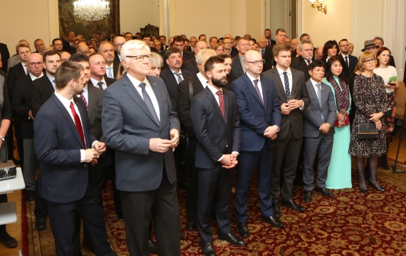 Předseda vlády Andrej Babiš se zúčastnil tradičního setkání s účastníky podnikatelských misí, 30. ledna 2018.