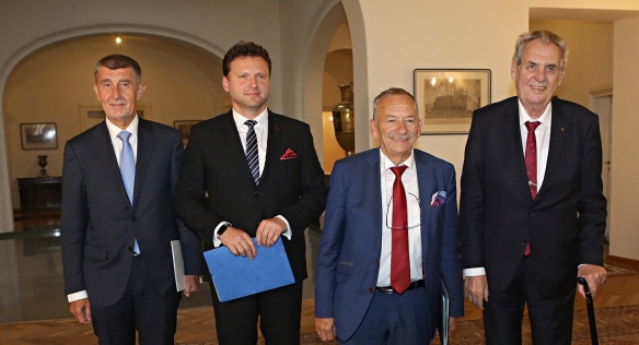 Setkání ústavních činitelů na Pražském hradě, 22. května 2019.