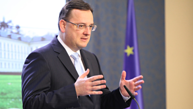 Premiér Petr Nečas, tisková konference po zasedání vlády, 23. listopadu 2011