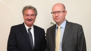 Premiér Sobotka jednal s ministrem zahraničí Lucemburska o povolební situaci v EU i spolupráci obou zemí
