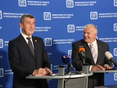 V pátek uvedl do funkce premiér nového ministra Petra Krčála. Ten převzal resort práce a sociálních věcí od Jaroslavy Němcové.