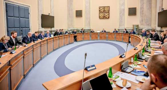 Ve Strakově akademii se uskutečnilo jednání Rady hospodářské a sociální dohody, 16. ledna 2023.